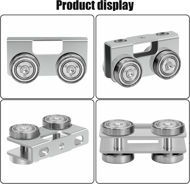 FBULWSEC P2750-EG 4 Wheel Light Duty Trolley Assembly for Unistrut, Use for All 1-5/8" P1000, P1001, P5000, P5001, P5500, P5501 or Taller Strut Channel, Unistrut, Superstrut (4PACK) - Image 4